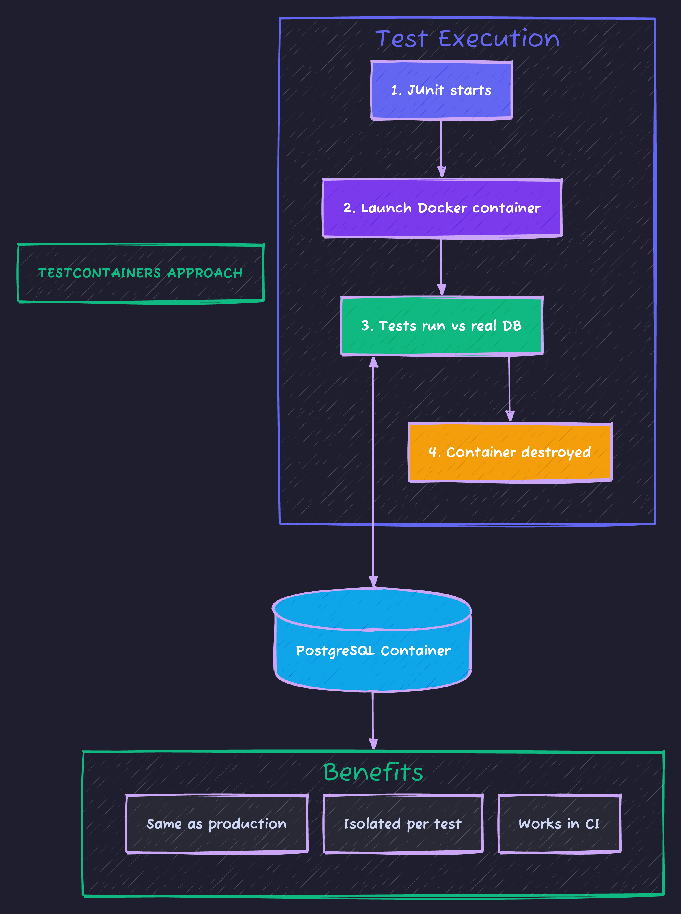 Testcontainers Approach