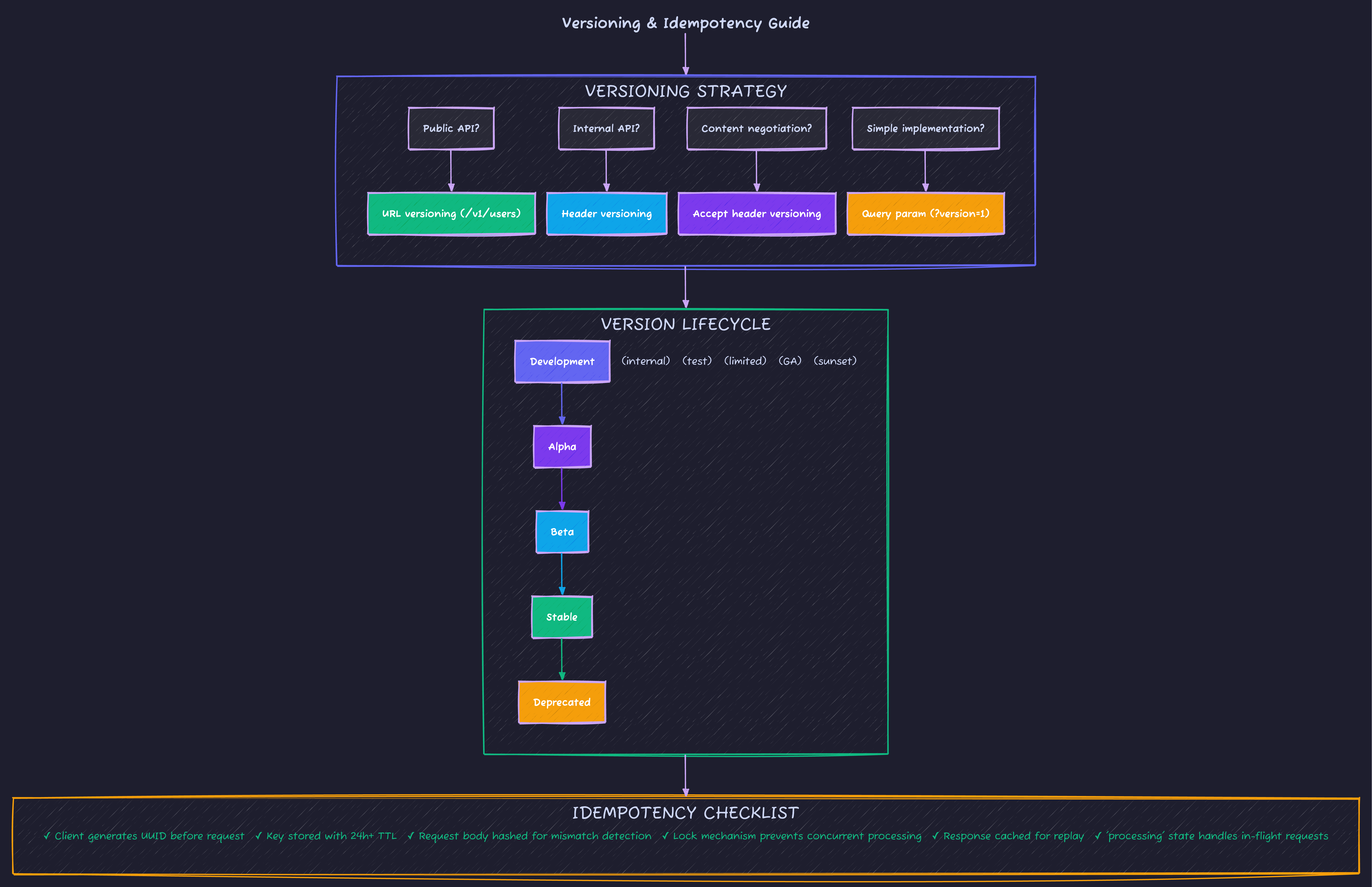 Versioning & Idempotency Guide